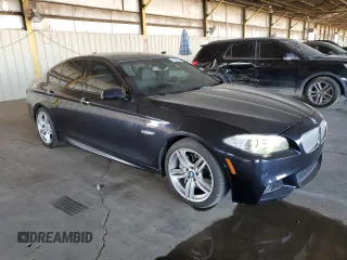 2013 BMW 5 Series 550i with VIN WBAFR9C5XDD226635, listed as a Copart auction lot 74282014 with 71,010 mi miles and Clean Title. Bid and sale history available at DreamBid. Image 4.