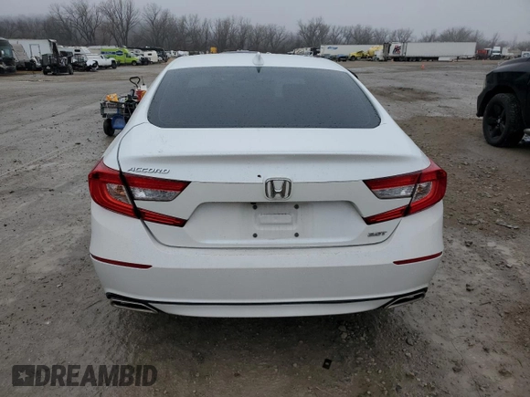 2020 Honda Accord EX-L with VIN 1HGCV2F58LA006528, listed as a Copart auction lot 86765784 with 62,173 mi miles and Salvage title. Bid and sale history available at DreamBid. Image 6.