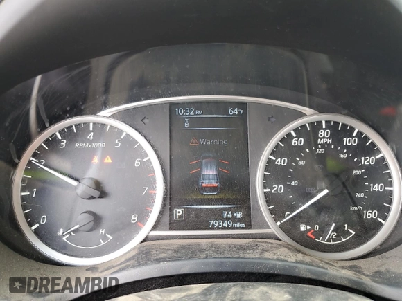 2018 Nissan Sentra S with VIN 3N1AB7AP5JY341116, listed as a Copart auction lot 43018125 with 79,349 mi miles and Salvage Title. Bid and sale history available at carsss.com. Image 9.