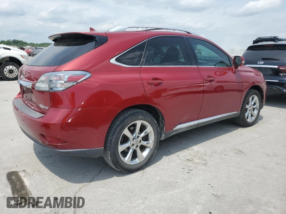 2012 Lexus RX 350 with VIN 2T2ZK1BA0CC078698, listed as a Copart auction lot 55251605 with 140,088 mi miles and Clean Title. Bid and sale history available at DreamBid. Image 3.