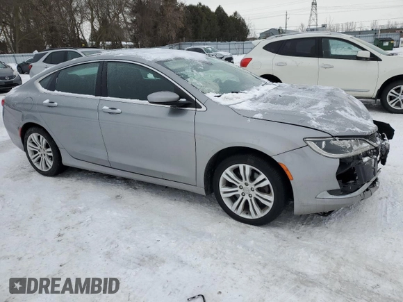 2015 Chrysler 200 Limited with VIN 1C3CCCAG6FN506420, listed as a Copart auction lot 44600225 with 336,037 mi miles and Clean Title. Bid and sale history available at carsss.com. Image 4.