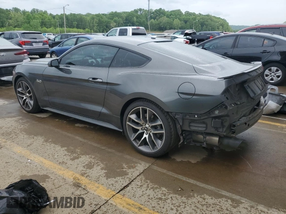 2015 Ford Mustang GT z VIN 1FA6P8CF7F5375003, wystawiony jako Copart lot #55383995 z przebiegiem 84 681 mil mil oraz Szkoda całkowita • Salvage title. Historia ofert i sprzedaży dostępna na DreamBid. Obrazek 2.