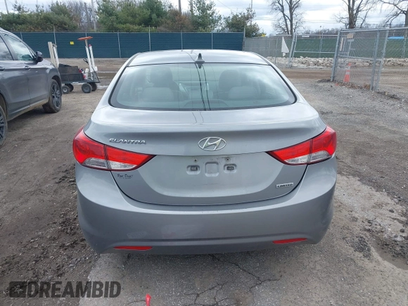 2013 Hyundai Elantra GLS with VIN KMHDH4AE3DU919481, listed as a IAAI auction lot 41971439 with 176,053 mi miles and . Bid and sale history available at DreamBid. Image 16.