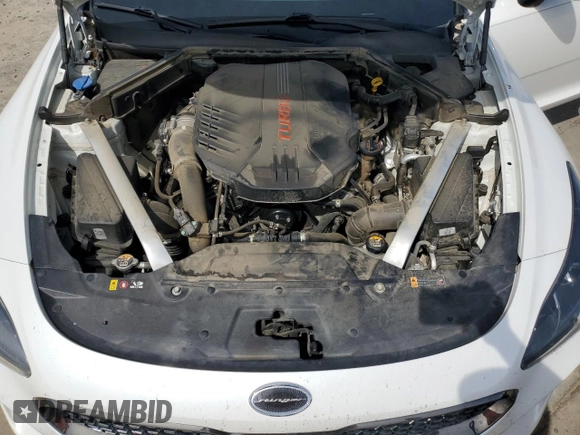 2020 Kia Stinger GT with VIN KNAE35LC7L6078130, listed as a Copart auction lot 50265895 with 83,540 mi miles and Salvage Title. Bid and sale history available at carsss.com. Image 12.