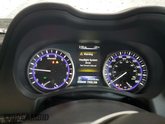 2014 Infiniti Q50 Premium с VIN JN1BV7AR4EM695652, выставлен на аукционе Copart как лот 58993595 с пробегом 94 549 миль миль и Списание • Salvage title. История ставок и продаж доступна на DreamBid. Изображение 9.