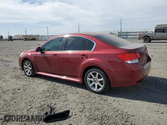 2013 Subaru Legacy Premium with VIN 4S3BMBC69D3012256, listed as a Copart auction lot 60819295 with 77,354 mi miles and Salvage title. Bid and sale history available at DreamBid. Image 2.