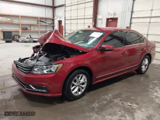 2016 Volkswagen Passat 1.8T S with VIN 1VWAS7A39GC013979, listed as a IAAI auction lot 41533003 with 162,746 mi miles. Bid and sale history available at carsss.com. Image 2.