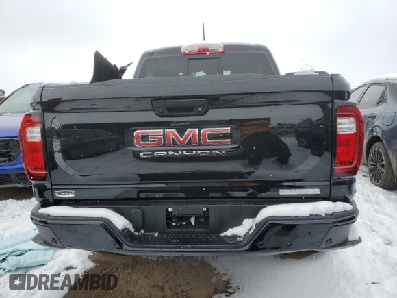 2024 GMC Canyon 4WD Elevation with VIN 1GTP6BEK1R1109514, listed as a Copart auction lot 87504835 with 3,618 mi miles and Salvage Title. Bid and sale history available at carsss.com. Image 6.