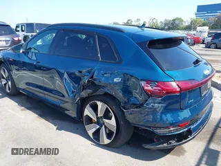 2022 Audi e-tron Premium Plus with VIN WA1LAAGE1NB008616, listed as a IAAI auction lot 42723244 with 36,800 mi miles and . Bid and sale history available at DreamBid. Image 3.