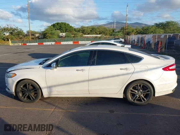 2014 Ford Fusion Titanium with VIN 3FA6P0K96ER234979, listed as a IAAI auction lot 41220106 with 98,068 mi miles. Bid and sale history available at carsss.com. Image 14.