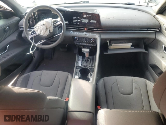 2023 Hyundai Elantra SEL with VIN KMHLS4AG5PU586509, listed as a Copart auction lot 54062625 with 15,961 mi miles and Salvage title. Bid and sale history available at DreamBid. Image 8.