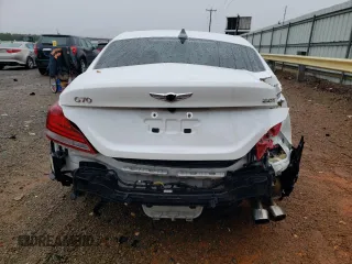 2020 Genesis G70 2.0T with VIN KMTG34LA6LU062826, listed as a Copart auction lot 72949874 with 29,917 mi miles and Salvage Title. Bid and sale history available at carsss.com. Image 6.