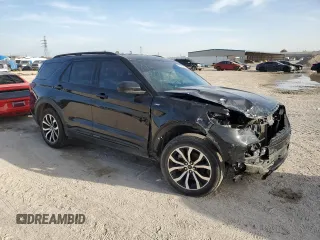 2022 Ford Explorer ST-Line with VIN 1FMSK7KH8NGA86473, listed as a Copart auction lot 48216885 with 61,412 mi miles and Salvage Title. Bid and sale history available at carsss.com. Image 4.