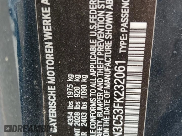 2015 BMW 4 Series 428i с VIN WBA3N3C53FK232061, выставлен на аукционе Copart как лот 51235925 с пробегом 142 270 миль миль и Чистый • Clean title. История ставок и продаж доступна на DreamBid. Изображение 12.