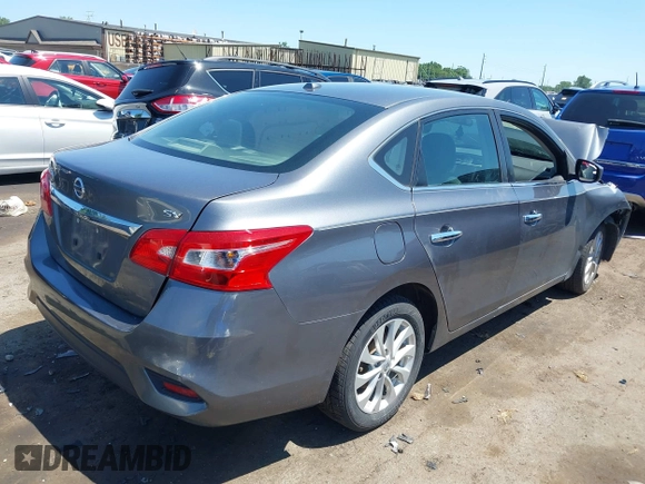 2019 Nissan Sentra SV with VIN 3N1AB7AP6KL627037, listed as a IAAI auction lot 39753676 with Not Provided miles and . Bid and sale history available at DreamBid. Image 4.
