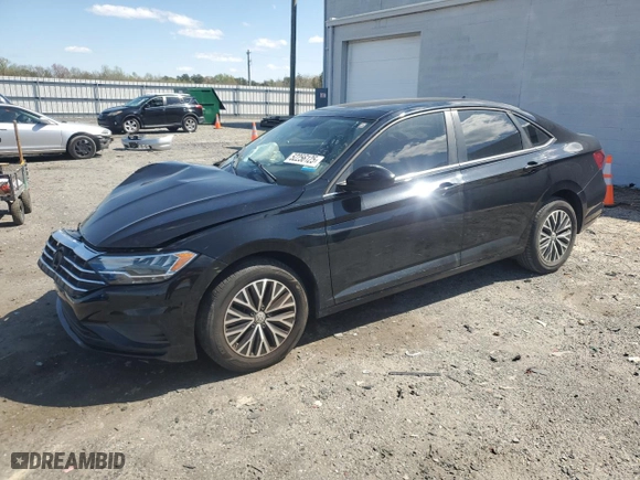 2020 Volkswagen Jetta S with VIN 3VWCB7BU9LM027339, listed as a Copart auction lot 52256125 with 74,549 mi miles and Clean Title. Bid and sale history available at carsss.com. Image 1.