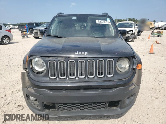 2018 Jeep Renegade Latitude z VIN ZACCJABB4JPJ05504, wystawiony jako Copart lot #52920915 z przebiegiem 107 475 mil mil oraz Szkoda całkowita • Salvage title. Historia ofert i sprzedaży dostępna na DreamBid. Obrazek 5.