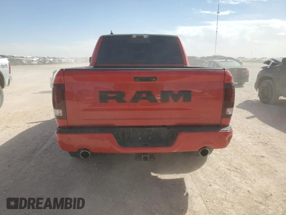 2018 Ram 1500 Night with VIN 1C6RR7MT1JS145782, listed as a Copart auction lot 48660115 with 213,838 mi miles and Salvage Title. Bid and sale history available at carsss.com. Image 6.