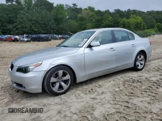 2004 BMW 5 Series 530i z VIN WBANA73524B813141, wystawiony jako Copart lot #60722045 z przebiegiem 186 446 mil mil oraz Szkoda całkowita • Salvage title. Historia ofert i sprzedaży dostępna na DreamBid. Obrazek 1.