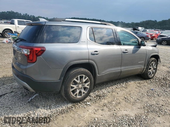 2021 GMC Acadia SLT with VIN 1GKKNML48MZ142280, listed as a Copart auction lot 72833214 with 57,237 mi miles and Salvage Title. Bid and sale history available at DreamBid. Image 3.