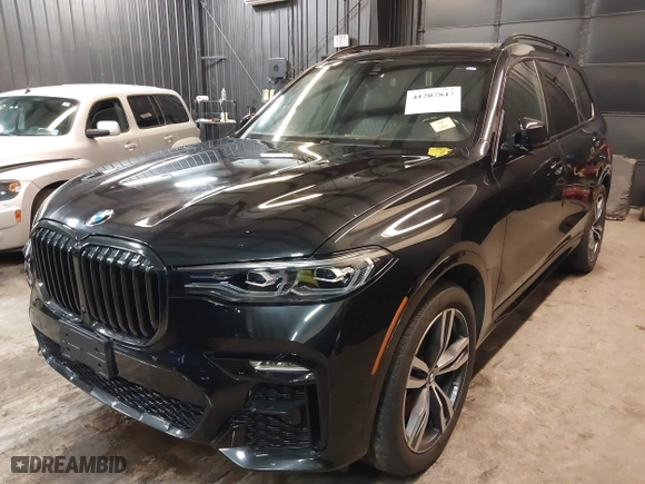 2022 BMW X7 xDrive40i with VIN 5UXCW2C08N9L04696, listed as a IAAI auction lot 41207847 with 44,986 mi miles. Bid and sale history available at carsss.com. Image 19.