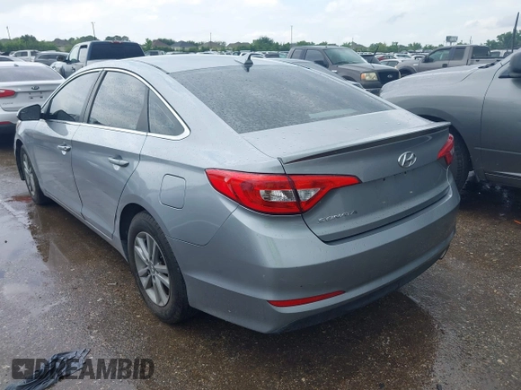 2015 Hyundai Sonata SE with VIN 5NPE24AF0FH083757, listed as a IAAI auction lot 42104496 with 138,700 mi miles and . Bid and sale history available at DreamBid. Image 3.