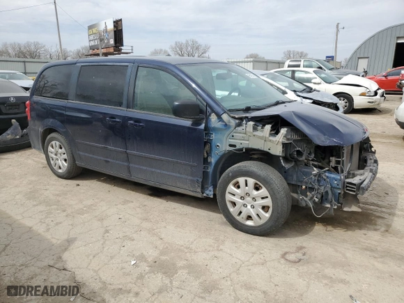 2016 Dodge Grand Caravan SE with VIN 2C4RDGBG4GR114498, listed as a Copart auction lot 49646355 with 38,751 mi miles and Salvage Title. Bid and sale history available at carsss.com. Image 4.