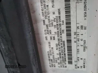 2019 Ford Transit Cargo with VIN 1FTBW3XM7KKA39855, listed as a Copart auction lot 85120994 with 121,522 mi miles and Salvage Title. Bid and sale history available at DreamBid. Image 13.