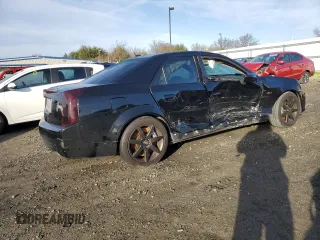 2005 Cadillac CTS-V with VIN 1G6DN56S150132820, listed as a Copart auction lot 87428484 with 128,731 mi miles and Salvage Title. Bid and sale history available at carsss.com. Image 3.