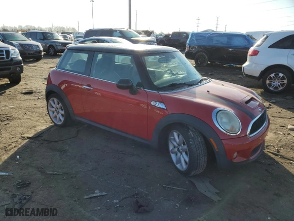 2008 MINI Cooper Hardtop S with VIN WMWMF735X8TV38809, listed as a Copart auction lot 48789835 with NaN miles and Clean Title. Bid and sale history available at carsss.com. Image 4.