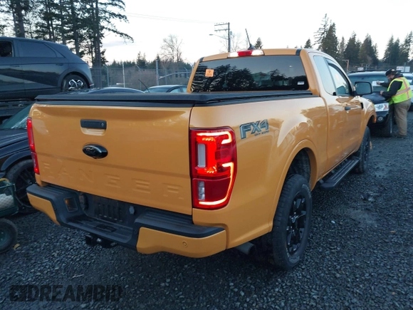 2021 Ford Ranger XL with VIN 1FTER1FH8MLD64959, listed as a IAAI auction lot 41342332 with 39,681 mi miles. Bid and sale history available at carsss.com. Image 4.