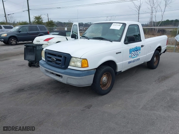 2005 Ford Ranger XL with VIN 1FTYR10U05PA57119, listed as a IAAI auction lot 41537218 with 64,230 mi miles. Bid and sale history available at carsss.com. Image 2.