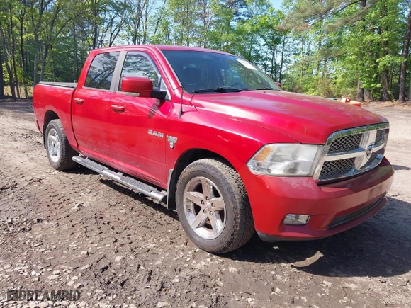 2009 Dodge Ram 1500 Sport with VIN 1D3HB13T69S810041, listed as a IAAI auction lot 42115359 with 209,200 mi miles. Bid and sale history available at carsss.com. Image 1.
