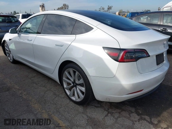 2020 Tesla Model 3 Long Range with VIN 5YJ3E1EB9LF620771, listed as a IAAI auction lot 41795008 with 53,155 mi miles and . Bid and sale history available at DreamBid. Image 3.