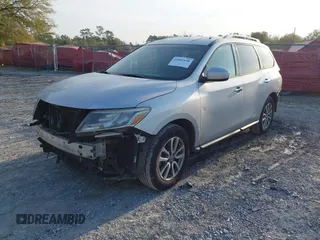 2015 Nissan Pathfinder SV с VIN 5N1AR2MM0FC686224, выставлен на аукционе IAAI как лот 41887640 с пробегом 166 379 миль миль и . История ставок и продаж доступна на DreamBid. Изображение 2.
