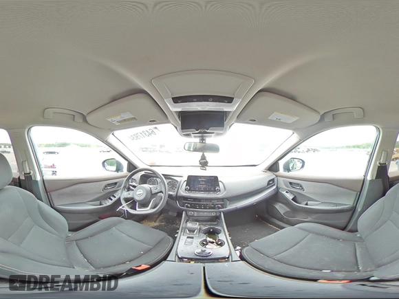 2023 Nissan Rogue S with VIN 5N1BT3AB8PC762983, listed as a Copart auction lot 64317934 with 34,652 mi miles and Salvage title. Bid and sale history available at DreamBid. Image 13.