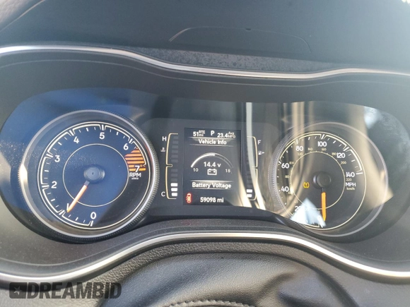 2021 Jeep Cherokee Altitude with VIN 1C4PJLLB5MD199653, listed as a Copart auction lot 48753205 with 59,098 mi miles and Salvage Title. Bid and sale history available at carsss.com. Image 9.