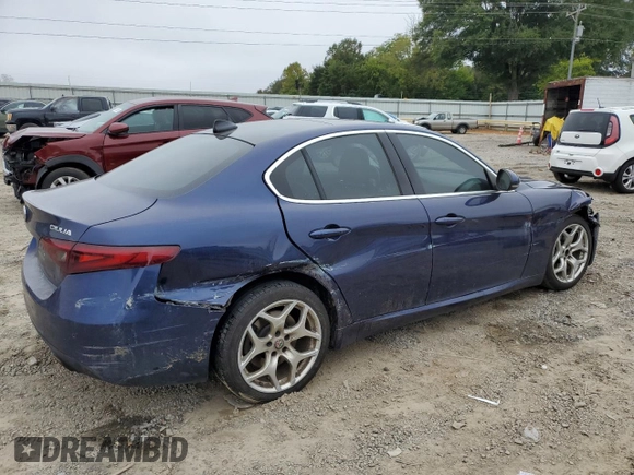 2018 Alfa Romeo Giulia Ti Sport with VIN ZARFAECN2J7577431, listed as a Copart auction lot 72540954 with 157,078 mi miles and Salvage Title. Bid and sale history available at carsss.com. Image 3.