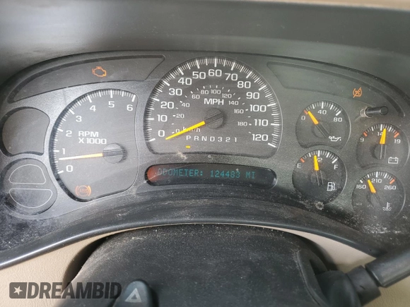 2006 Chevrolet Avalanche LT with VIN 3GNEC12Z66G150026, listed as a Copart auction lot 71938344 with 124,483 mi miles and Salvage Title. Bid and sale history available at DreamBid. Image 9.