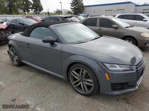 2017 Audi TT Roadster with VIN TRUT5CFV0H1022983, listed as a Copart auction lot 53056424 with NaN miles. Bid and sale history available at carsss.com. Image 4.