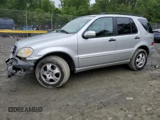 2004 Mercedes-Benz M 350 with VIN 4JGAB57EX4A493677, listed as a Copart auction lot 58786595 with 152,431 mi miles and Salvage title. Bid and sale history available at DreamBid. Image 1.