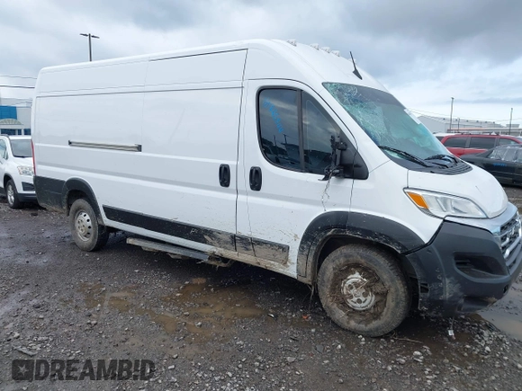 2023 Ram ProMaster Cargo with VIN 3C6MRVJG5PE511969, listed as a IAAI auction lot 40445544 with 220,363 mi miles and . Bid and sale history available at DreamBid. Image 1.