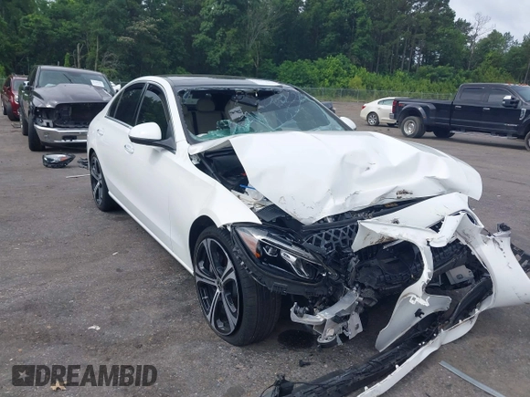 2024 Mercedes-Benz C 300 with VIN W1KAF4GB8RR164807, listed as a IAAI auction lot 42347990 with Not provided miles and . Bid and sale history available at DreamBid. Image 1.