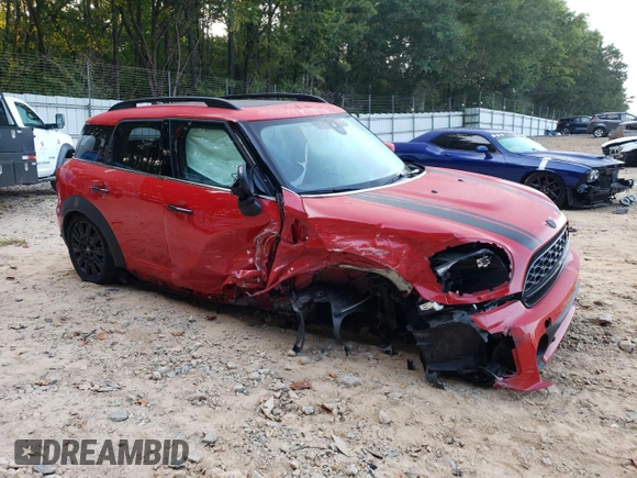 2024 MINI Countryman Cooper S with VIN WMZ53BR08R3R48394, listed as a Copart auction lot 70785384 with 32,453 mi miles and Salvage Title. Bid and sale history available at carsss.com. Image 4.