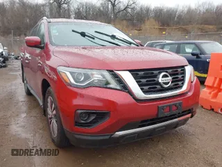 2017 Nissan Pathfinder SL with VIN 5N1DR2MM7HC681974, listed as a IAAI auction lot 41679746 with 103,092 mi miles. Bid and sale history available at carsss.com. Image 1.
