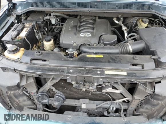 2004 Infiniti QX56 with VIN 5N3AA08A94N810964, listed as a Copart auction lot 87109104 with 0 mi miles and Salvage Title. Bid and sale history available at carsss.com. Image 12.