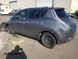 2015 Nissan LEAF SV with VIN 1N4AZ0CP4FC307459, listed as a Copart auction lot 47278443 with 91,558 mi miles. Bid and sale history available at carsss.com. Image 2.