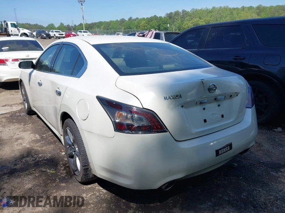 2014 Nissan Maxima S with VIN 1N4AA5AP3EC487524, listed as a IAAI auction lot 42069040 with 178,024 mi miles and . Bid and sale history available at DreamBid. Image 3.