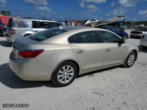 2012 Buick LaCrosse Convenience with VIN 1G4GB5G37CF185411, listed as a Copart auction lot 77431614 with 0 mi miles and Salvage Title. Bid and sale history available at carsss.com. Image 3.