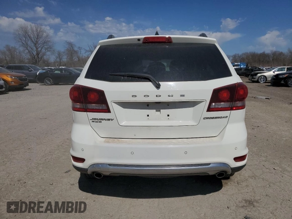 2017 Dodge Journey Crossroad Plus with VIN 3C4PDDGG0HT513681, listed as a Copart auction lot 50702115 with 131,448 mi miles and Salvage title. Bid and sale history available at DreamBid. Image 6.